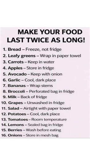 16 Food Storage Hacks That Make Food Last Twice As Long! 🥑🍞#fruit #english