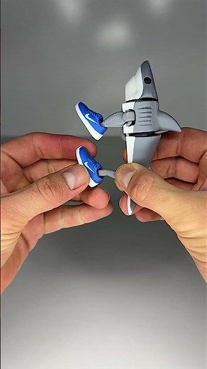 3D Printed Tralalero Tralala Keychain Italian Brain Rot