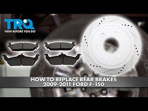 How to Replace Rear Brakes 2009-2011 Ford F-150