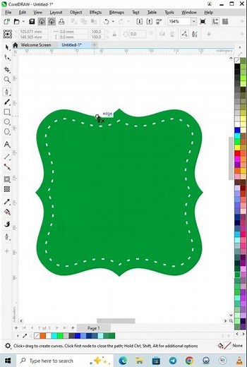 CorelDRAW tracking Use polygonal tool For More Tips and Tricks