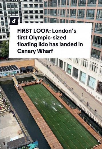 Sea Lanes Canary Wharf: London's New Olympic-Sized Floating Lido