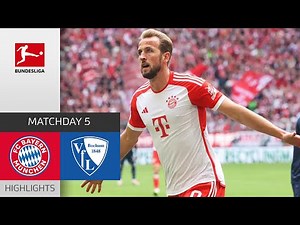 Hat-Trick-Harry & Bayern with 7-Goal-Gala | Bayern München - VfL Bochum | Highlights MD 5 Bundesliga