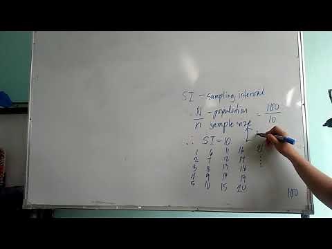 using systematic sampling technique