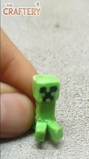I made a Minecraft Creeper with a 3D pen!#Minecraft #3Dpen #Creeper #art #3dprinting #diy