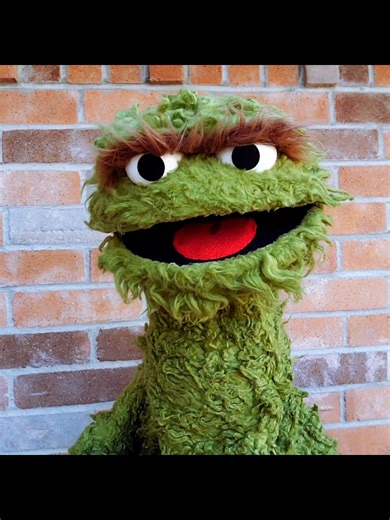 Greetings to YOU from OSCAR the GROUCH 🗑 OSCAR PERFORMED by ME, INSPIRATION by CAROLL SPINNEY 😠 #oscar #oscarthegrouch #carollspinney #jimhenson #muppets #sesamestreet #fyp #puppets #puppetry #jonathancaustrita