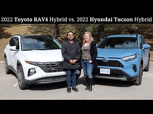 Comparing the 2022 Toyota RAV4 Hybrid & 2022 Hyundai Tucson Hybrid - 2 hot hybrids