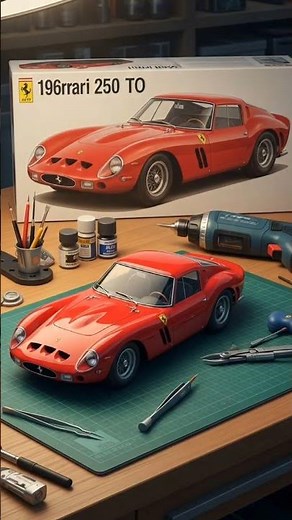 Ferrari 250 GTO Model Kit Build | Satisfying Time-Lapse Assembly