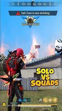 Koi Hacker Nhi Bolega 😳 Free Fire 🔥 Solo Vs Squad Phone Gameplay 💫 #freefire #shorts