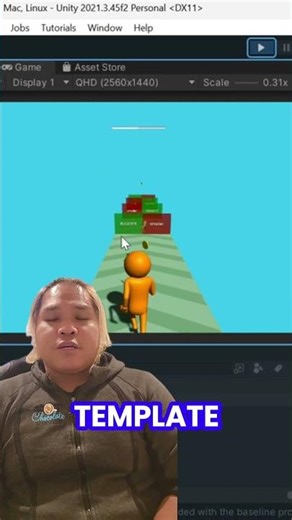 Getting my feet wet with the Endless Runner Template.