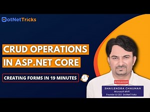 CRUD Operations In ASP.NET Core Tutorial | ASP.NET Core for beginners | DotNetTricks