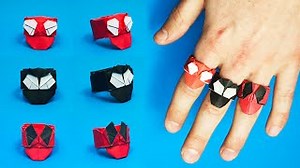 折り紙リングスパイダーマン | Origami Spider-Man Ring – Origami