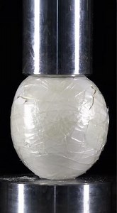 Flour-Filled Egg Gets Crushed by Pressure Machine 💥🥚