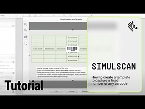 SimulScan Template Builder Tutorial: Any Barcode - Fixed Quantity | Zebra Technologies