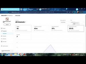 live proof monetization completed dailymotion earning started now | live proof dailymotion payment
