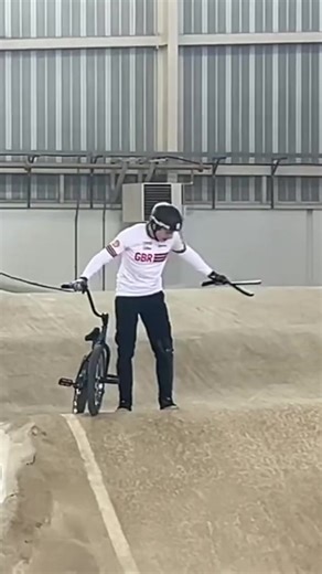 Maybe just stick to the ramp riding and leave the racing🤣 #bmx #racing #fail #fyp