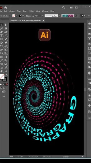 Typography Design in Illustrator 🔥