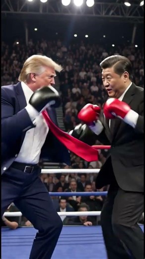Trump vs Xi Jinping – Rematch Boxing Match (Heavyweight Formal Fight) #trump #donaldtrump #joebiden