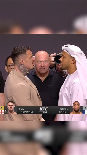 Who you got in our #UFC321 main event?! 🇬🇧 🏆 Tom Aspinall vs Ciryl Gane 🇫🇷 #InAbuDhabi | Abu Dhabi Calendar | Visit Abu Dhabi | UFC