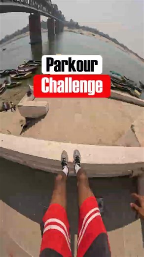 Parkour challenge Wait for end #challenge #parkour #pov #shorts #video #youtube