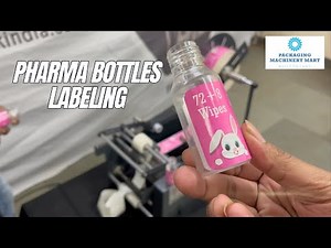 Manual Round Bottle Labeling Machine For Pharma Bottles