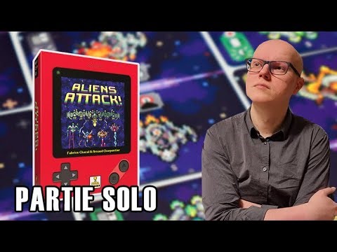 ALIENS ATTACK ! - Le Space Invaders de table !- Partie SOLO & AVIS
