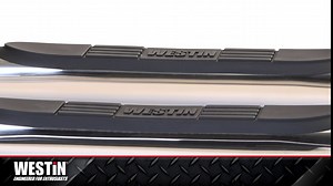 Westin 23-1310 E-Series 3 Round Nerf Bars fits 1999-2016 F250 F350 F450 F550HD Super Cab Polished Pair