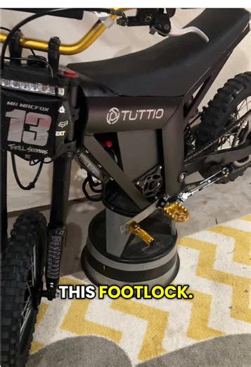 This will be the best footlock for the #tuttio on the market #ebike #footlock #fyp #viral