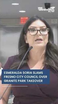 Esmeralda Soria slams Fresno City Council over Granite Park takeover #fresno #citycouncil
