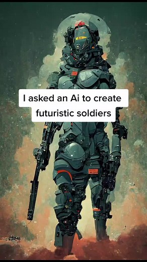 I asked an Ai to create futuristic soldiers. #iaskedanai #art #midjourney #Ai #midjourneyart