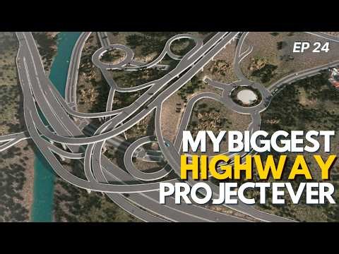 Ultimate Highway Entrance but it's Spaghetti Junction | Cities:Skylines Ep.24