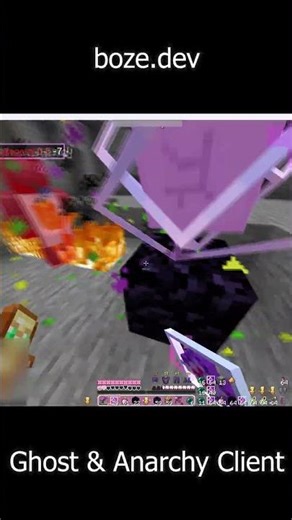 boze.dev on mcpvp.club #bozeclient #bozedev #fyp #minecraft #2b2t #crystalpvp #hvh #fun