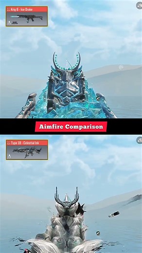 Mythic Krig 6 [Ice Drake] 🐉❄️ vs Mythic Type 19 [Celestial Ink] 🐲🎨 | Mythic Comparison | COD Mobile