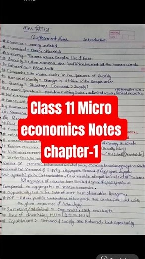 Class 11 Micro economics chapter 1#motivation#neet#mbbs#dream#study#students#trending#viral#fyp#neet