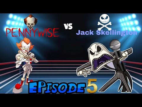 Cartoon rap, battle beatbox battle out of space ￼: pennywise vs Jack Skellington Episode 5￼