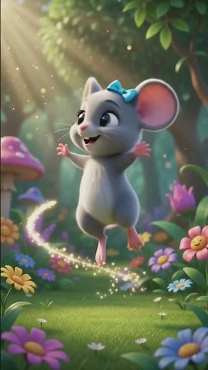 Meet Mia the Little Mouse 🐭 | Cute 3D Cartoon | Fun Story for Kids