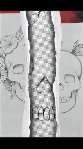 How to draw skull structure#skeleton#skull#diy#shorts#viral#drawing #art