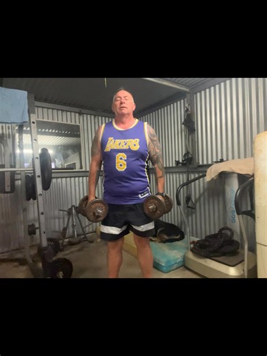 Day 1539 Push Day workout I’m back in the shed after a very long time it felt good happy to be back | Gerard Lockyer