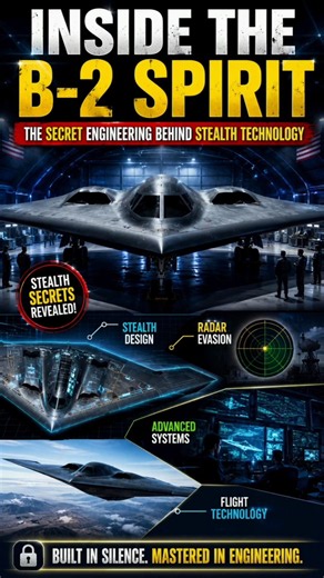 Inside The B-2 Spirit 😳 The Secret Engineering Behind Stealth Technology