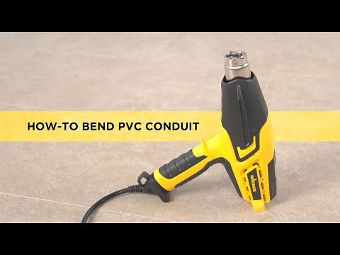 How to Bend PVC Pipe Using a Heat Gun
