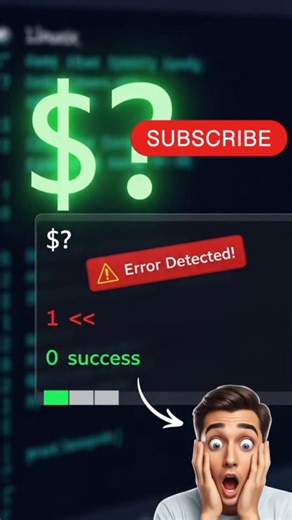 $? का जादू 😱 | Error कैसे Check करें? (Linux/Bash)