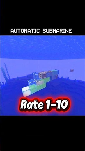 Minecraft working submarine 😮!