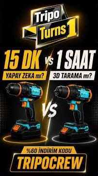 15 Dakika mı 1 Saat mi Yapay Zekâ vs 3D Tarama!