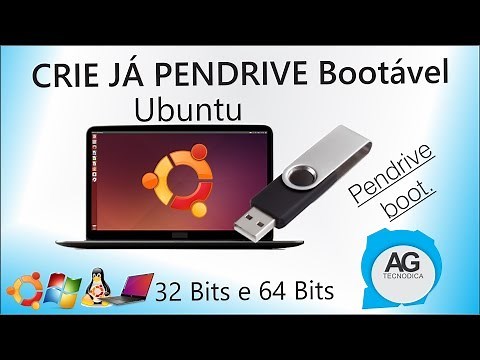 Como criar pendrive de instalação do Linux Ubuntu e instale via USB