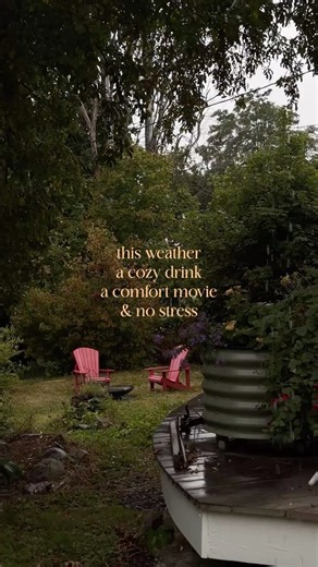 craving a peaceful & cozy, rainy day 🌧️🕯️🌬️🍃 #rain #rainyday #rainyweather #relaxingvideo #cozy