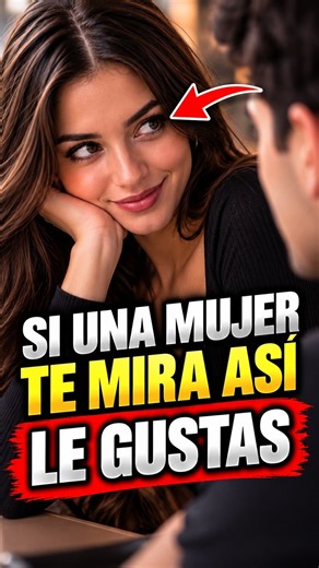 This is how a woman looks at you when SHE LIKES YOU #love #signs #attraction