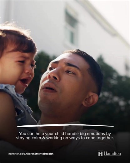 2.8K views · 120 reactions | You can help your child handle big emotions by staying calm and working on ways to cope together. Learn more at Hamilton.ca/childrensmentalhealth | Hamilton Public Health Services | Facebook