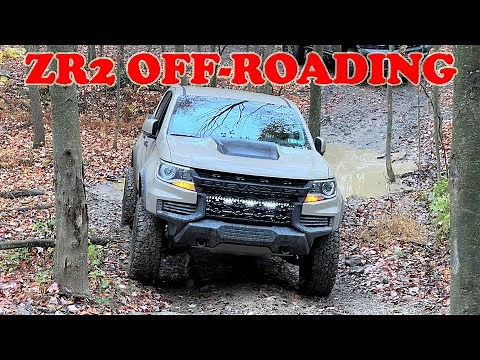 4x4 Off Road Colorado ZR2 Off-Roading - Mountain Trails