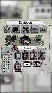 Ever have a cat fall apart to bad event luck? I think the game hates poor Madee.