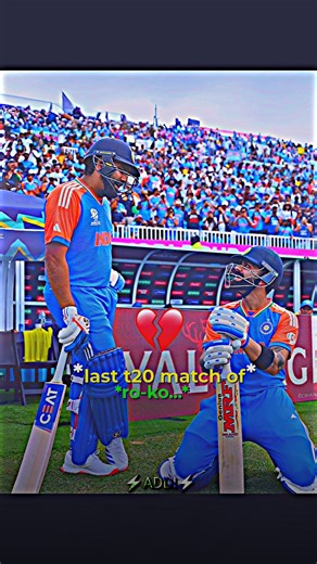 last t20 match of ro-ko..💔 #cricketshorts #viratkohli #rohitsharma #cricket