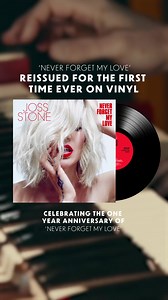 Never Forget My Love has been reissued for the first time ever on vinyl!💜 Available now: https://orcd.co/nfmlvinyl ⭐️ #jossstone #20YearsofSoul | Joss Stone